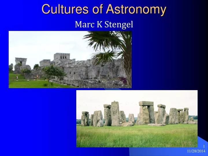 cultures of astronomy