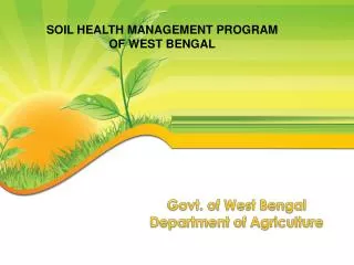 Govt. of West Bengal Department of Agriculture