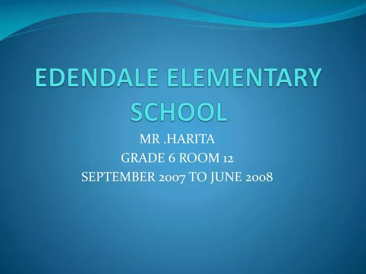 edendale elementary school