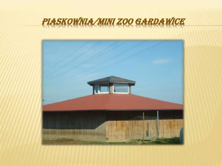piaskownia mini zoo gardawice