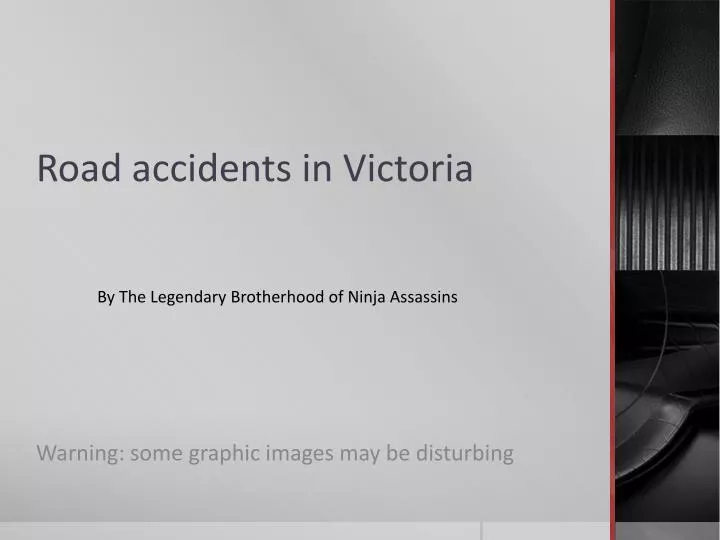 road accidents in victoria