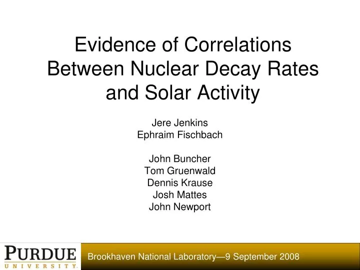 evidence of correlations between nuclear decay rates and solar activity
