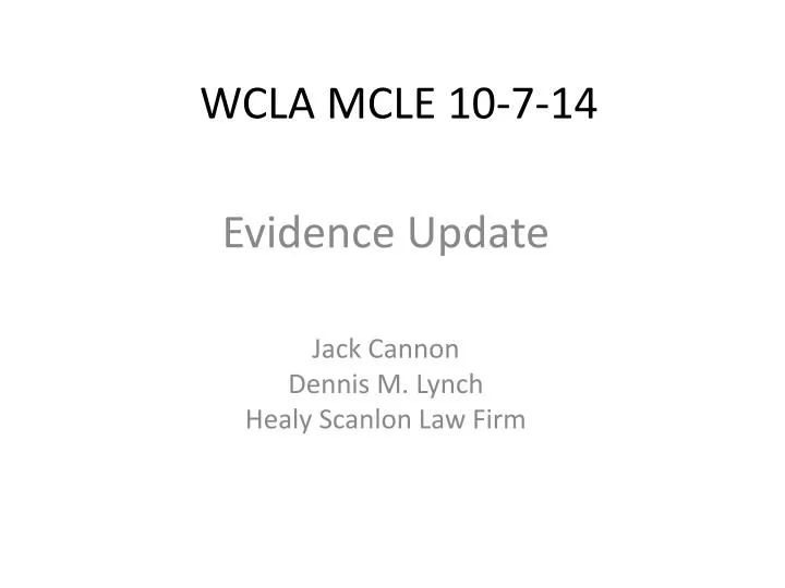 wcla mcle 10 7 14