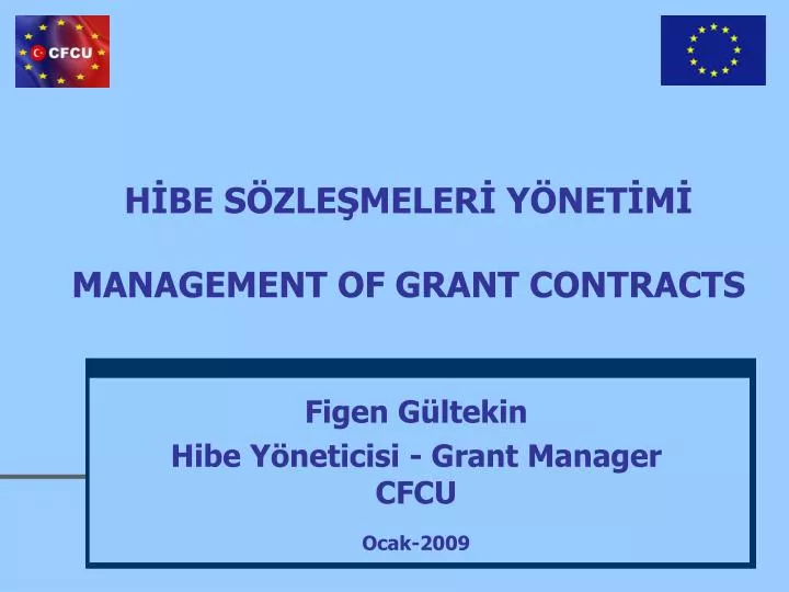 h be s zle meler y net m management of grant contracts
