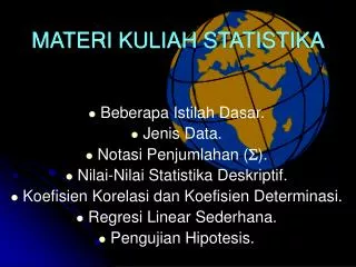 MATERI KULIAH STATISTIKA