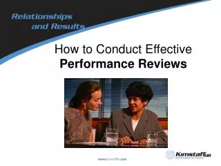 How to Conduct Effective Performance Reviews