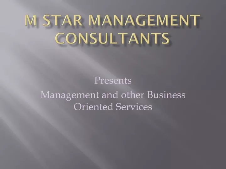 m star management consultants