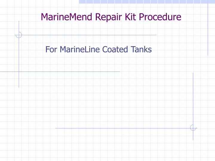 marinemend repair kit procedure