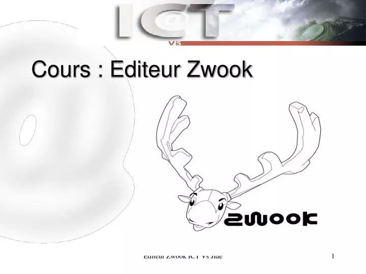 cours editeur zwook