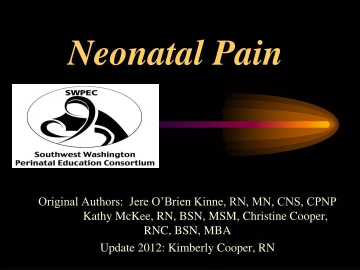 neonatal pain