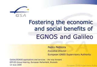 EGNOS and Galileo