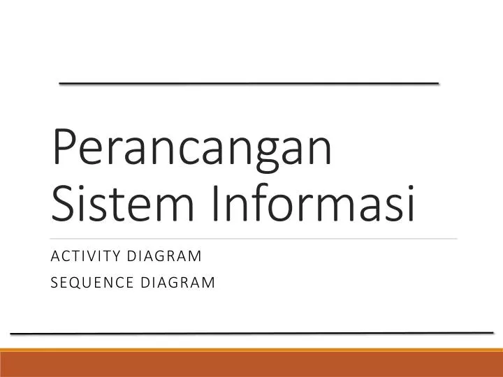 perancangan sistem informasi