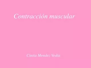 Contracción muscular