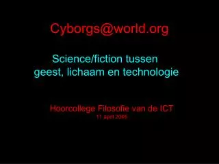 Cyborgs@world