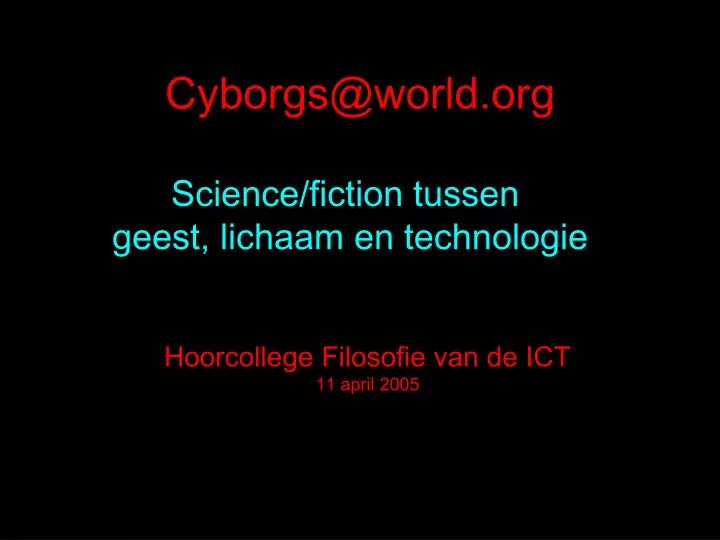 cyborgs@world org