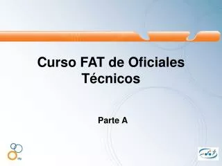 Curso FAT de Oficiales Técnicos