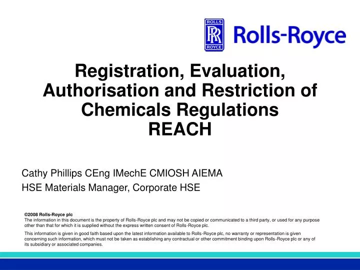registration evaluation authorisation and restriction of chemicals regulations reach
