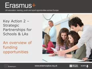 Key Action 2 – Strategic Partnerships for Schools &amp; LAs An overview of funding opportunities