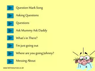 Question Mark Song Asking Questions Questions Ask Mummy Ask Daddy What’s in There?