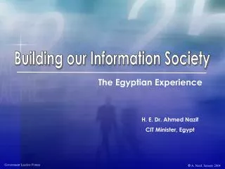 Building our Information Society