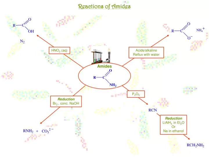 reactions of amides