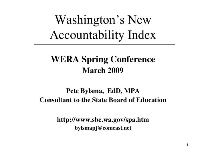 washington s new accountability index