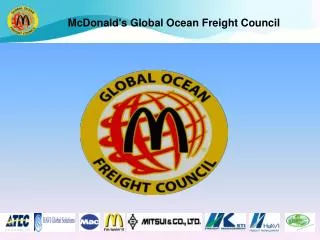 McDonald's Global Ocean Freight Council
