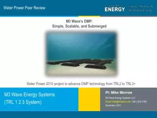 Water Power Peer Review