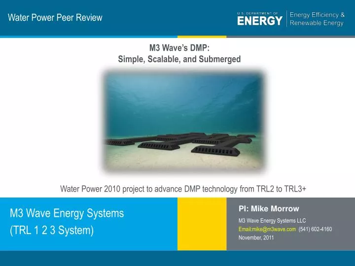 water power peer review