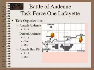 Battle of Andenne Task Force One Lafayette