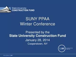 SUNY PPAA Winter Conference