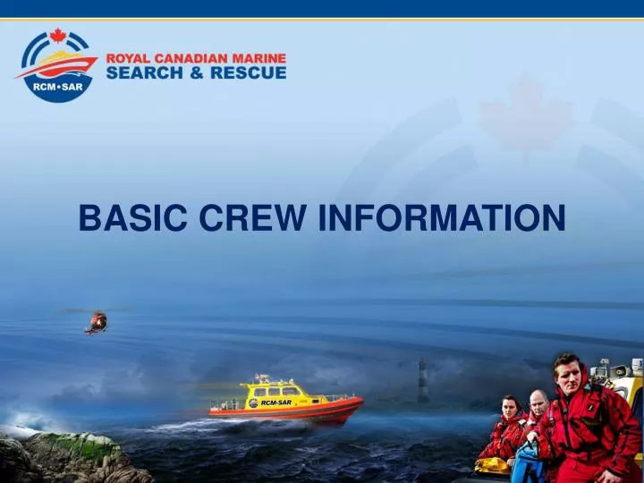 basic crew information
