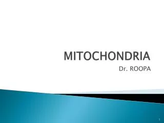 MITOCHONDRIA