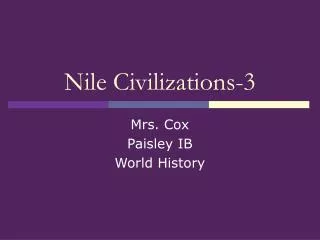 Nile Civilizations-3