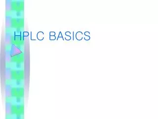 HPLC BASICS