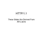 HTTP/1.1 - slide 1