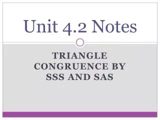 Unit 4.2 Notes