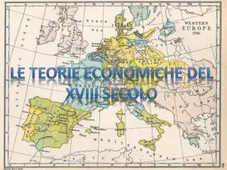 Le teorie economiche del xviii secolo