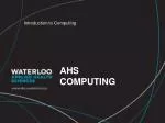 Essential Guide to Computing Services at University of Waterloo - slide 1