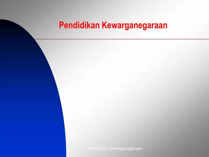 pendidikan kewarganegaraan