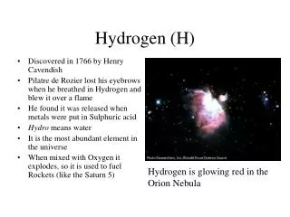 Hydrogen (H)
