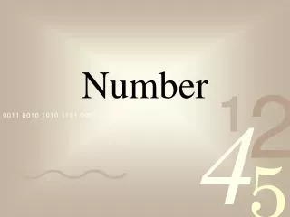 Number