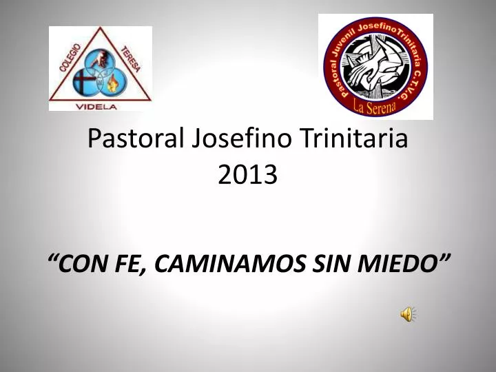 pastoral josefino trinitaria 2013