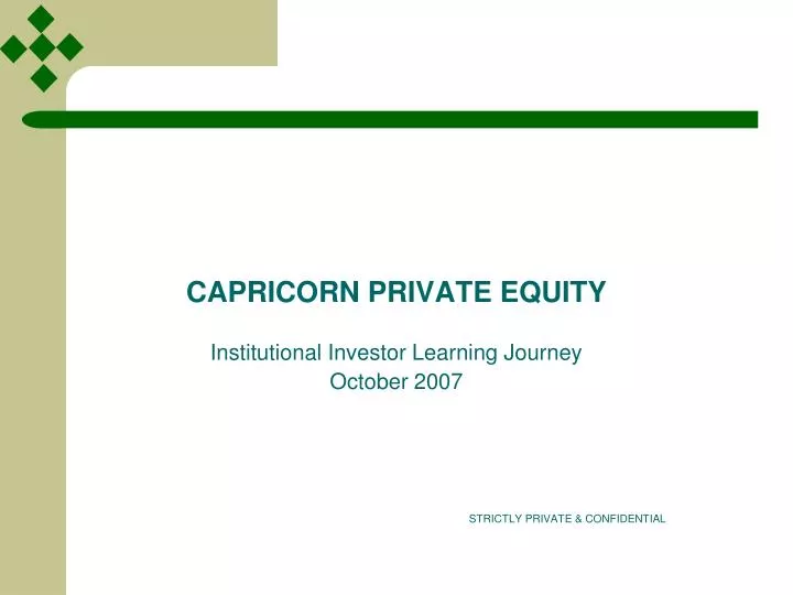 capricorn private equity
