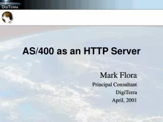 AS/400 as an HTTP Server
