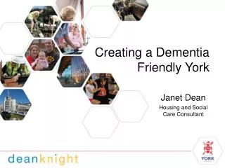 Janet Dean Housing and Social Care Consultant