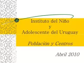 Instituto del Niño y Adolescente del Uruguay