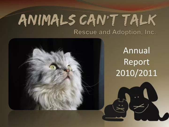 animals can t talk rescue and adoption inc