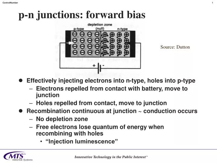 p n junctions forward bias