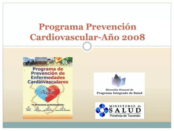 programa prevenci n cardiovascular a o 2008